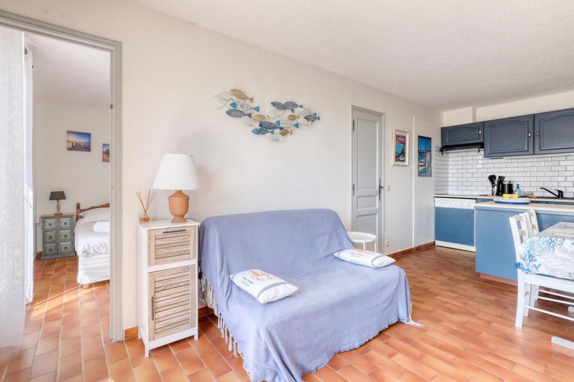 Vue exceptionnelle à Saint-Clair pour 5 personnes Apartamento Le Lavandou Exterior foto